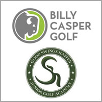 Billy Casper Golf & Good Swings Happen Logo